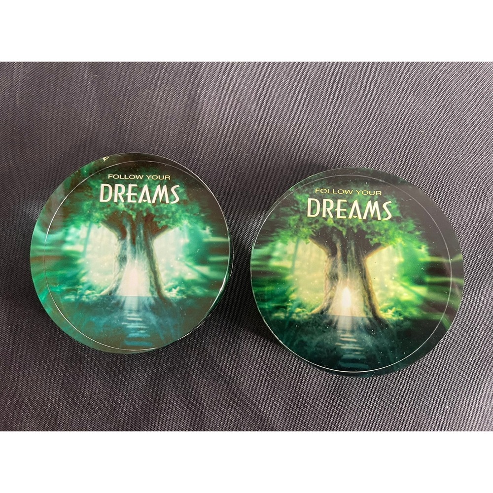 Things Remembered Dream Tree Paperweight Set Follow Your Dreams Green 353346 2pc